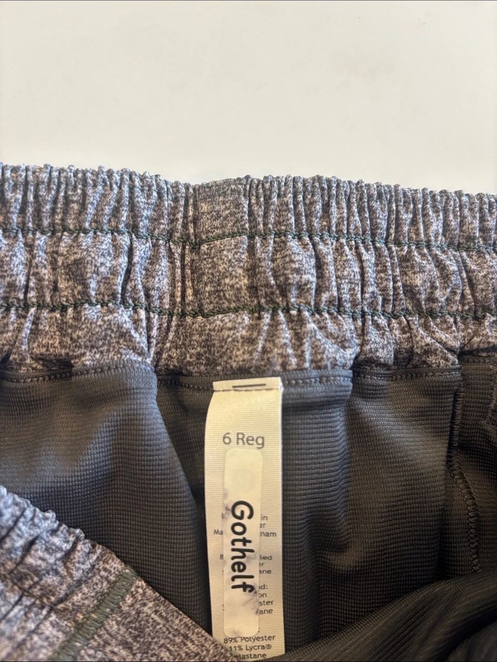 lululemon athletica Gray Heather Running Shorts